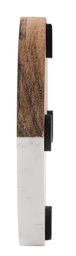 Marble and Acacia Coasters